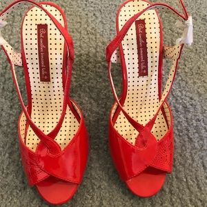 B.A.I.T. Red heels. New without box.  Size 8.5